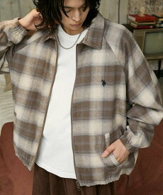 【SALE／40%OFF】U.S. POLO ASSN. 別注 ZIP SWINGTOP/スイングトップ 25AW フリークスストア ジャケット・アウター ブルゾン・ジャンパー ブラウン ネイビー グレー ブラック【送料無料】