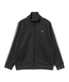 BEAMS 【別注】FRED PERRY / トラックジャケット 26Ss ジップアップ メンズ 長袖 ユニセックス ビームス メン トップス スウェット・トレーナー グレー ブラック【送料無料】
