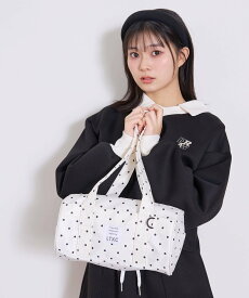 Lovetoxic ロールミニハンドルボストン ナルミヤオンライン バッグ ボストンバッグ グレー
