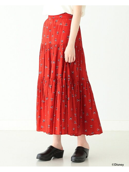 Beams Women Beams Boy ミッキーマウス ティアード スカート Rakuten Fashion 楽天ファッション 旧楽天ブランドアベニュー Ch9627