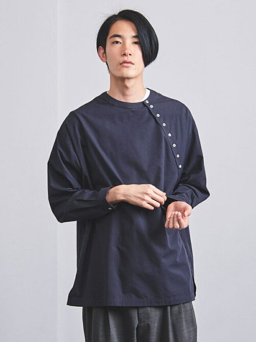 United Arrows En Route アンルート アシンメトリー ノーカラー プルオーバーシャツ Rakuten Fashion 楽天ファッション 旧楽天ブランドアベニュー Cq5627