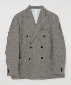 【SALE／70%OFF】SHIPS MEN BATEAUX DE SHIPS: リネン ツイル ダブルブレスト ジャケット シップス ジャケット・アウター テーラードジャケット・ブレザー ネイビー ベージュ【送料無料】