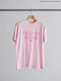 【SALE／50%OFF】AMERICAN HOLIC THE CITY OF NEW YORK TEE アメリカン ホリック トップス カットソー・Tシャツ ピンク ホワイト ネイビー