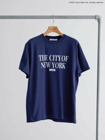 【SALE／50%OFF】AMERICAN HOLIC THE CITY OF NEW YORK TEE アメリカン ホリック トップス カットソー・Tシャツ ピンク ホワイト ネイビー