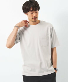 【SALE／30%OFF】UNITED ARROWS green label relaxing GIZA A/S クルーネック Tシャツ -汗染み防止- ユナイテッドアローズ アウトレット トップス カットソー・Tシャツ グレー ピンク グリーン
