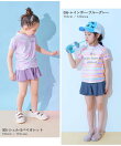 長袖・半袖が選べる インナー付き UVカット Tシャツ型セットアップ水着 子供服 26SS
