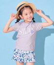長袖・半袖が選べる インナー付き UVカット Tシャツ型セットアップ水着 子供服 26SS