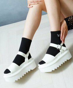 attagirl 厚底ソールサンダル アタガール シューズ・靴 サンダル ホワイト