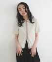 【SALE／5%OFF】LIAN ホックデザインバイカラーニット リアン トップス ニット ブラウン ブラック ホワイト【送料無料】