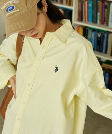 【SALE／21%OFF】U.S. POLO ASSN. 別注 レギュラーカラーオックスフォードシャツ 25AW フリークスストア トップス シャツ・ブラウス ホワイト イエロー ブルー【送料無料】