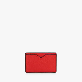 Valextra 【公式】カードケース 1カード ヴァレクストラ 財布・ポーチ・ケース その他の財布・ポーチ・ケース レッド【送料無料】