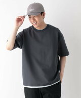 GLOBAL WORK ライトクッションCOOLレイヤー/664274 グローバルワーク トップス カットソー・Tシャツ ネイ…