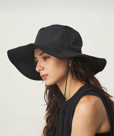 【SALE／40%OFF】UNITED ARROWS green label relaxing ＜スタイリスト 兵藤千尋さんコラボ・NEW ERA＞ブリムハット UVカット 撥水 ユナイテッドアローズ グリーンレーベルリラクシング 帽子 ハット ブラック【送料無料】