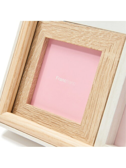 Francfranc 時計付きフォトフレーム Wh Rakuten Fashion 楽天ファッション 旧楽天ブランドアベニュー T627