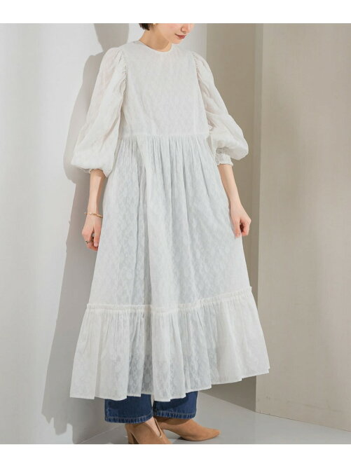 Kbf ジャガードボリュームワンピース Rakuten Fashion 楽天ファッション 旧楽天ブランドアベニュー Cu7628