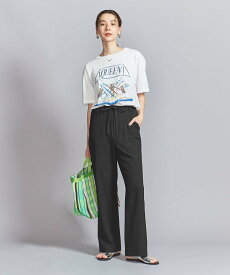 BEAUTY&YOUTH UNITED ARROWS 【WEB限定】リネンライク イージーパンツ -ウォッシャブル- ビューティー＆ユース　ユナイテッドアローズ パンツ その他のパンツ ブラック ブラウン グリーン ブルー【送料無料】