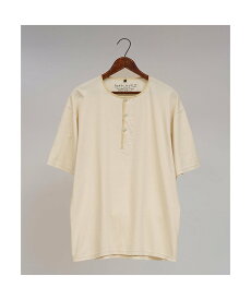 Nigel Cabourn MAN / 50s ヘンリーネックシャツ ナイジェル・ケーボン トップス カットソー・Tシャツ ブラック ホワイト ネイビー【送料無料】