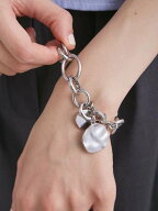 Mila Owen コインモチーフチェーンブレス ミラオーウェン アクセサリー・腕時計 ブレスレット・バングル…