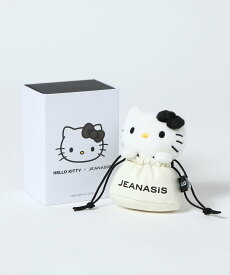 【SALE／50%OFF】JEANASIS 【ハローキティ】キンチャクチャーム ジーナシス ファッション雑貨 チャーム・キーチェーン ホワイト ブラック