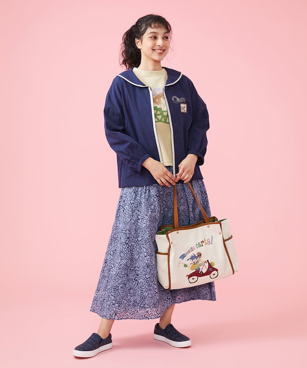 Jocomomola｜JOCOガール刺繍トートバッグ | Rakuten Fashion(楽天