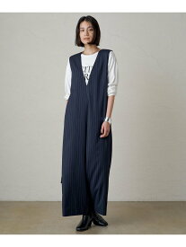 【SALE／60%OFF】PAL GROUP OUTLET 【Loungedress】Vオールインワン パル グループ アウトレット ワンピース・ドレス その他のワンピース・ドレス ネイビー ブラック【送料無料】