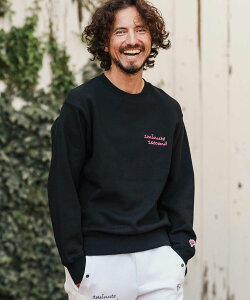 1minute 1second msw1816-12oz heavy weight sweatshirt with heart patch �g���[�i�[ �J���r�I �g�b�v�X �X�E�F�b�g�E�g���[�i�[ �z���C�g �u���b�N�y���������z