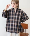 AMERICAN HOLIC 【WEB限定】イージーケアチェックシャツ アメリカンホリック トップス シャツ・ブラウス ホワイト ブ…
