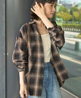 AMERICAN HOLIC 【WEB限定】イージーケアチェックシャツ アメリカンホリック トップス シャツ・ブラウス …