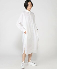 【SALE／30%OFF】canterbury (W)W'S L/S SHIRT ONEPIECE カンタベリー ワンピース・ドレス シャツワンピース ホワイト ブルー【送料無料】