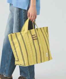 Ray BEAMS 【WEB限定】beej / ストライプ トートバッグ ビームス ウイメン バッグ トートバッグ オレンジ ブラック【送料無料】