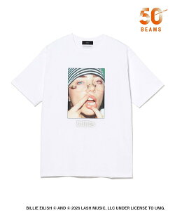 International Gallery BEAMS �y�ʒ��zU/MUSIC * IG / BILLIE EILISH �O���t�B�b�N T�V���c �r�[���X ���� �g�b�v�X �J�b�g�\�[�ET�V���c �z���C�g �u���b�N�y���������z