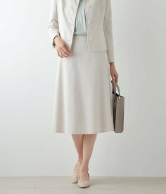 【SALE／52%OFF】NEWYORKER WOMEN リングライトブッチャー フレアスカート ニューヨーカー スカート その他のスカート ベージュ ネイビー【送料無料】