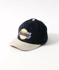 【SALE／30%OFF】JOURNAL STANDARD relume 【NEW ERA / ニューエラ】relume 別注 LOW PROFILE 59FIFTY Lakers ジャーナル スタンダード レリューム 帽子 キャップ ネイビー ブラウン【送料無料】