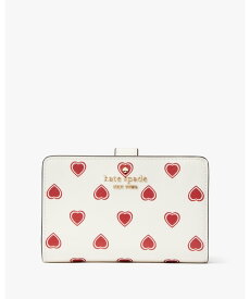 【SALE／65%OFF】kate spade new york マディソン ハートフェルト ジオ プリント ボックス ミディアム コンパクト バイフォールド ウォレット ケイトスペードニューヨーク 財布・ポーチ・ケース 財布【送料無料】