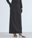 ストレッチリブスカート<セットアップ対応>