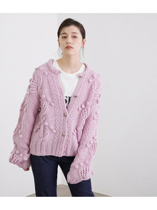 Rope 春まで着られる ポップコーンハンドニットカーディガン Rakuten Fashion 楽天ファッション 旧楽天ブランドアベニュー Bk2632