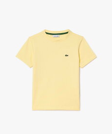 LACOSTE JUNIORベーシックワニロゴパッチTシャツ ラコステ トップス カットソー・Tシャツ イエロー ホワイト ブラック ネイビー ピンク ブルー【送料無料】