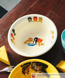 niko and ... 【トムとジェリー】コラボボウル/容量760ml ニコアンド 食器・調理器具・キッチン用品 食器・皿 イエロー