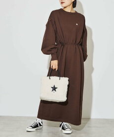 【SALE／30%OFF】CONVERSE TOKYO WOMEN WAIST CORD KNIT DRESS コンバーストウキョウ ワンピース・ドレス ワンピース ブラウン カーキ ブラック【送料無料】
