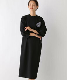 【SALE／35%OFF】LEPSIM 【入卒式/セレモニー】バックパールコクーンワンピース レプシィム ワンピース・ドレス ワンピース ブラック ネイビー【送料無料】