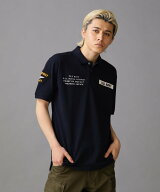 AVIREX ネイバル パッチド ポロシャツ/NAVAL PATCHED POLO SHIRT アヴィレックス トップス ポロシャツ ネ…