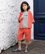 【SALE／67%OFF】J.J CAMP パイルパーカー キッズ ジップパーカー 無地 セットアップ ローブ トップス パ…