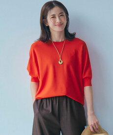 【SALE／30%OFF】23区 【洗える】レーヨンポリエステルストレッチ ドルマン ニット ニジュウサンク トップス ニット ホワイト ブラック ネイビー ベージュ イエロー オレンジ【送料無料】
