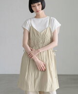 【SALE／50%OFF】LOWRYS FARM クリンクルワッシャーミニワンピース ローリーズファーム トップス その他…