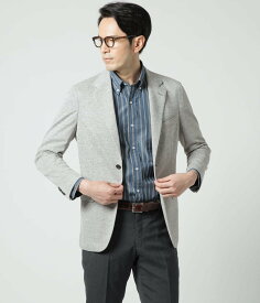 【SALE／30%OFF】NEWYORKER MEN 【吸水速乾・ストレッチ】COOL COMFORT ピケジャージー フロートジャケット(2ボタン) ニューヨーカー ジャケット・アウター テーラードジャケット・ブレザー グレー ピンク ブラウン【送料無料】