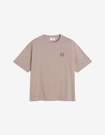 【SALE／30%OFF】Maison Kitsune Maison Kitsune/(M)BOLD FOX HEAD PATCH OVERSIZE TEE SHIRT メゾン キツネ トップス カットソー・Tシャツ パープル ピンク ブラウン グレー【送料無料】