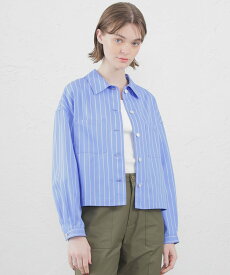 【SALE／16%OFF】MACKINTOSH PHILOSOPHY ショートシャツジャケット マッキントッシュ フィロソフィー ジャケット・アウター ブルゾン・ジャンパー ブルー ホワイト ネイビー【送料無料】