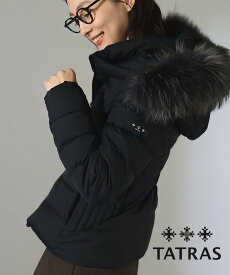 Demi-Luxe BEAMS TATRAS / 別注 KOSAVA セイル ファー ダウンジャケット デミルクス ビームス ジャケット・アウター ブルゾン・ジャンパー ブラック ネイビー【送料無料】