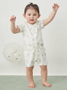 gelato pique 【BABY】ぬいぐるみ柄ロンパース ジェラートピケ マタニティウェア・ベビー用品 ロンパース・カバーオール ベージュ ピンク ホワイト【送料無料】