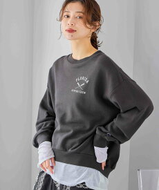 【SALE／10%OFF】studio CLIP Champion for studio CLIPロゴスウェット スタディオクリップ トップス スウェット・トレーナー ブラック グレー【送料無料】